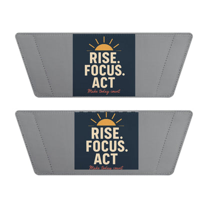 Men's Removable-Strap Sandals - "Rise, Focus, Act" Casual Footwear